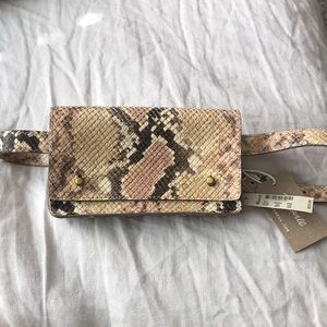 Madewell snakeskin belt bag